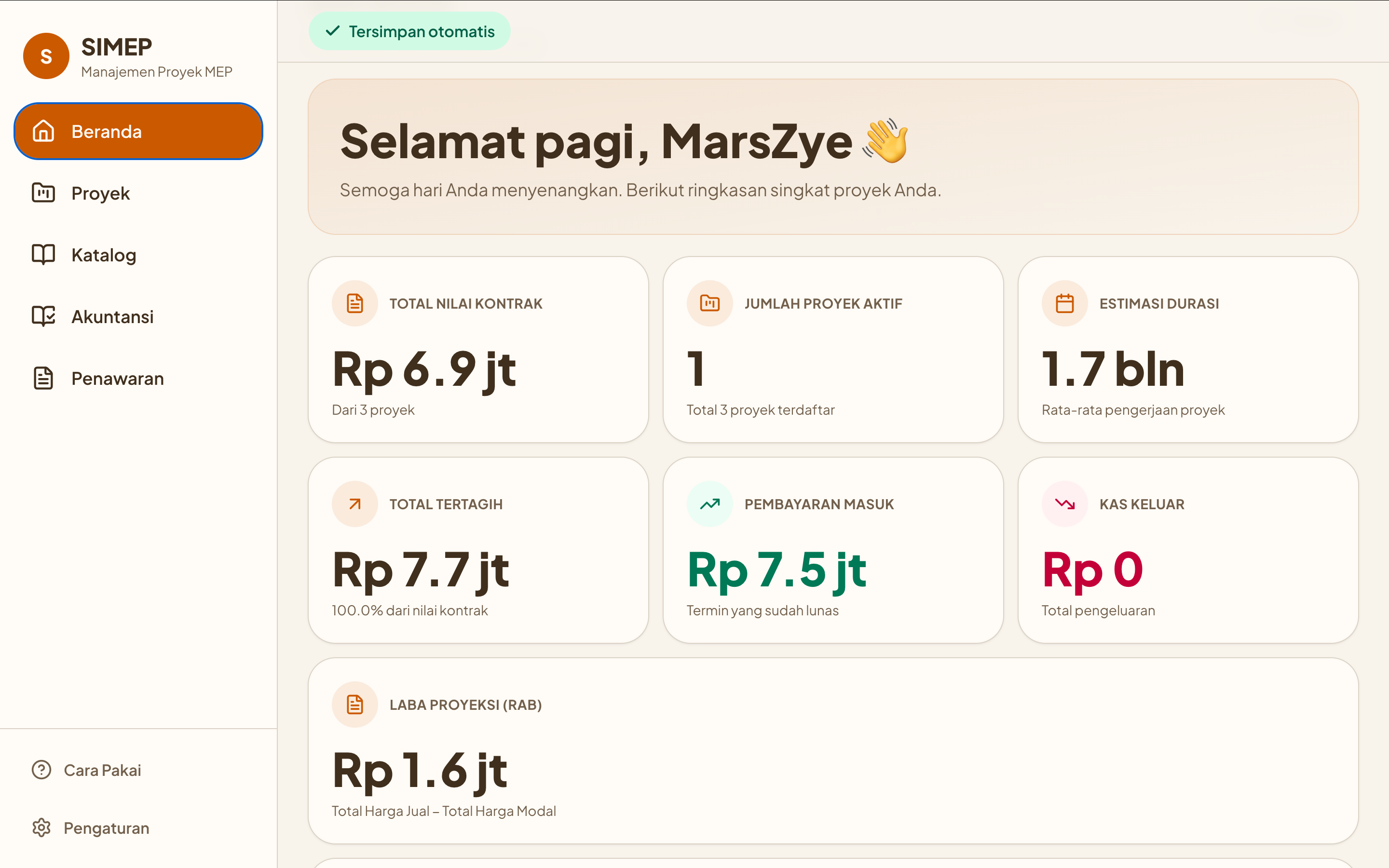SIMEP — DASHBOARD